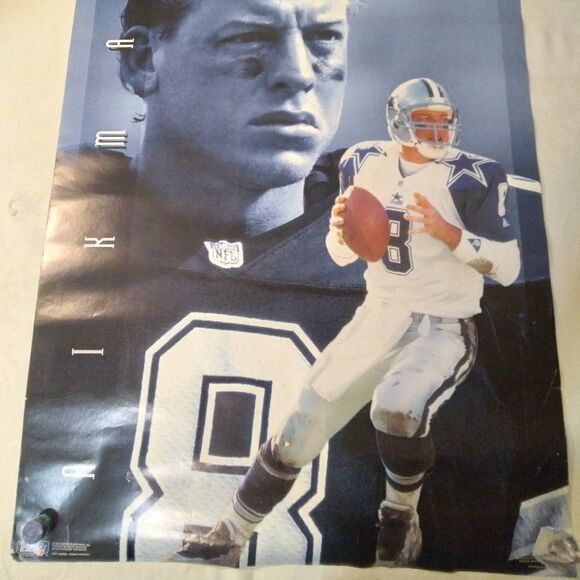 Vintage Troy Aikman Power Portrait Poster - Picture 2 of 8